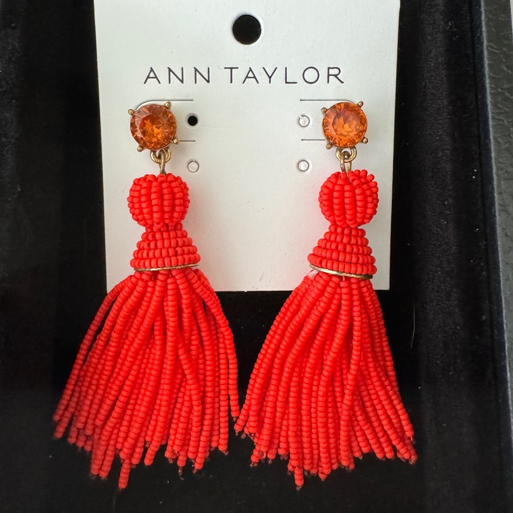 Ann Taylor fringe earrings